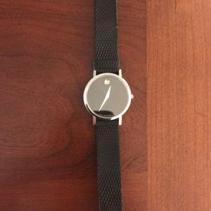 Movado Black Face Museum watch